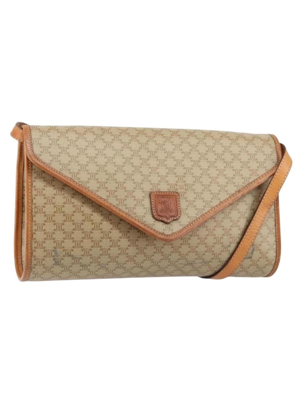 Celine Vintage Saddle Flap Shoulder Bag #349772C51B